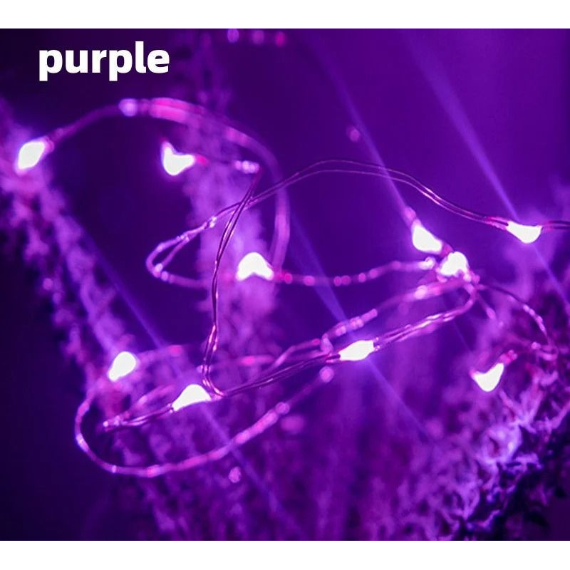 USB LED Fairy Lights Copper Wire String Light For Home Party And Holiday Decor 1M20M 14