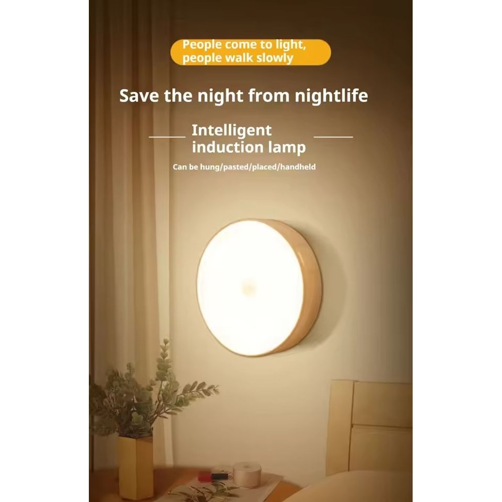 Motion Sensor Night Light Wireless LED Detector Lamp For Bedroom Closet And Staircase 7