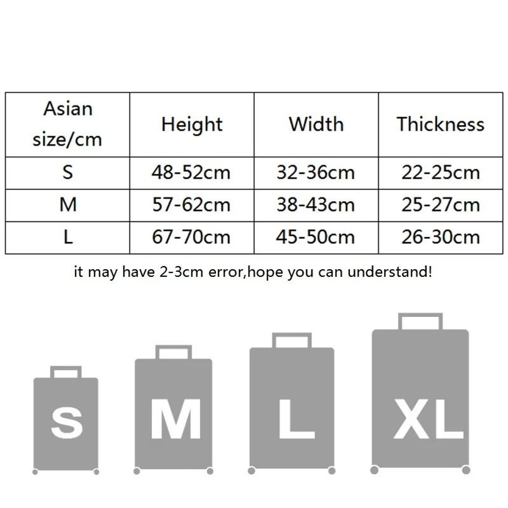 Travel Suitcase Protective Cover Stretchable Luggage Protector For 18 To 28 Inch Suitcases 2