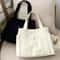 Large Capacity Canvas Tote Bag Work College And Shopping Shoulder Bag 2
