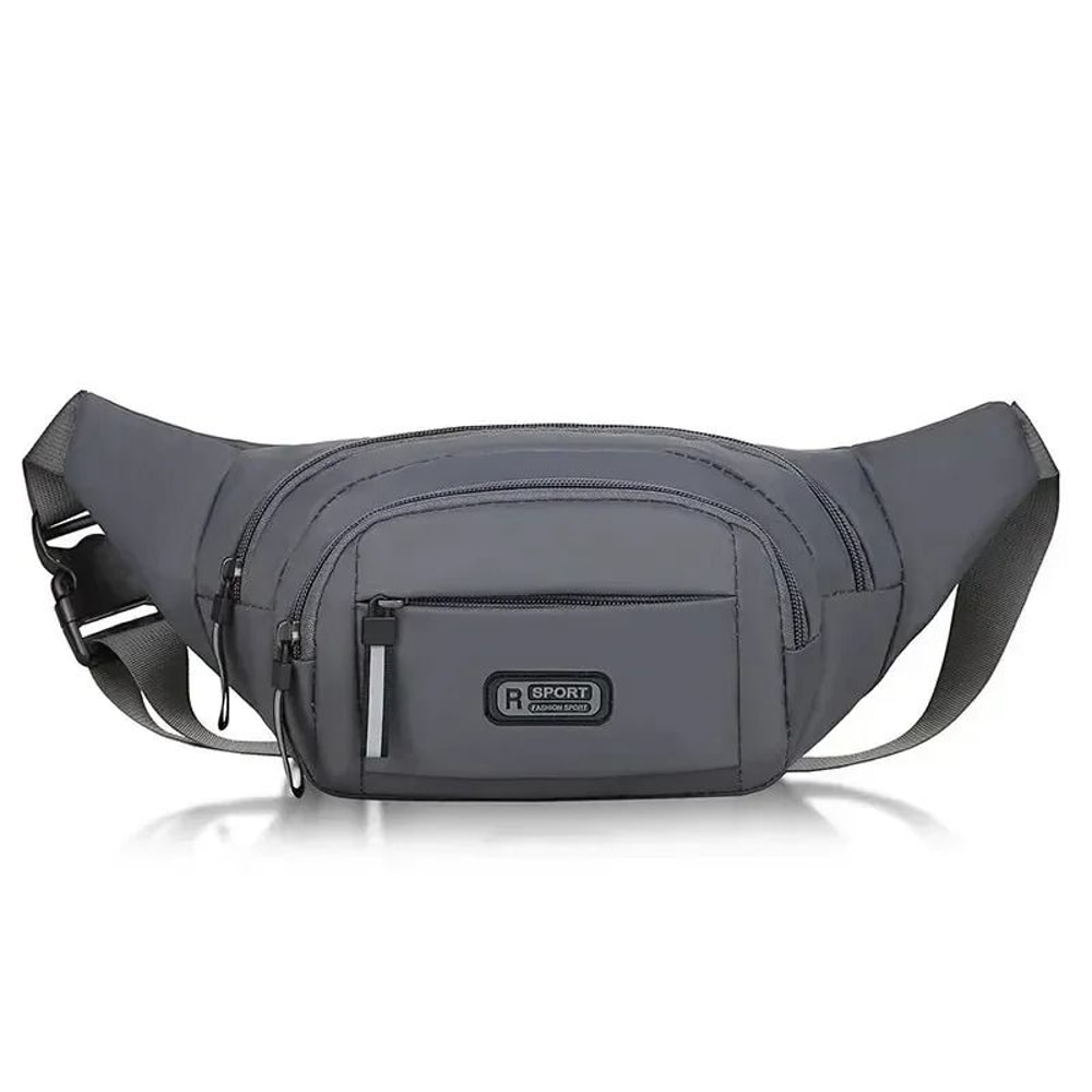 Mens Waterproof Canvas Waist Bag Lightweight AntiTheft Running And Travel Fanny Pack 8