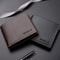 Mens PU Leather Short Wallet Slim Folding Credit Card Holder 0