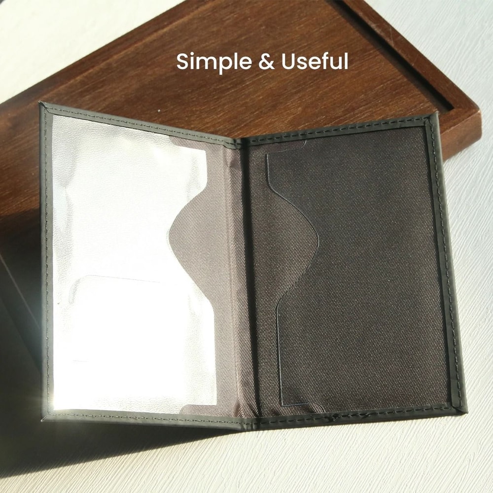 World Map Passport Cover Waterproof Faux Leather Travel Organizer And Card Holder 3