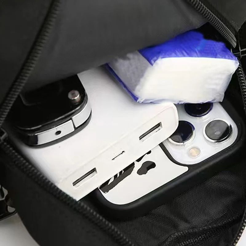 Mens Nylon Crossbody Bag Lightweight Shoulder Bag For Daily Use 2