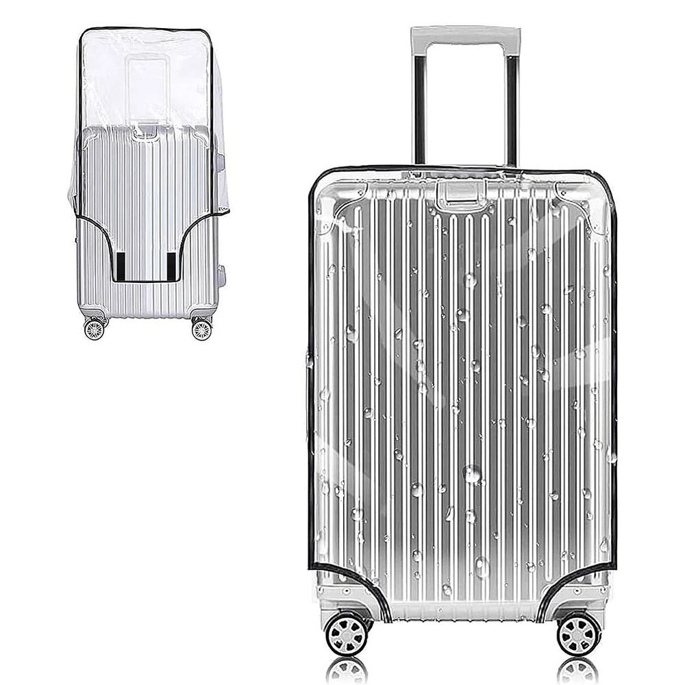 Transparent PVC Luggage Cover Protective Waterproof Suitcase Cover For Travel 1