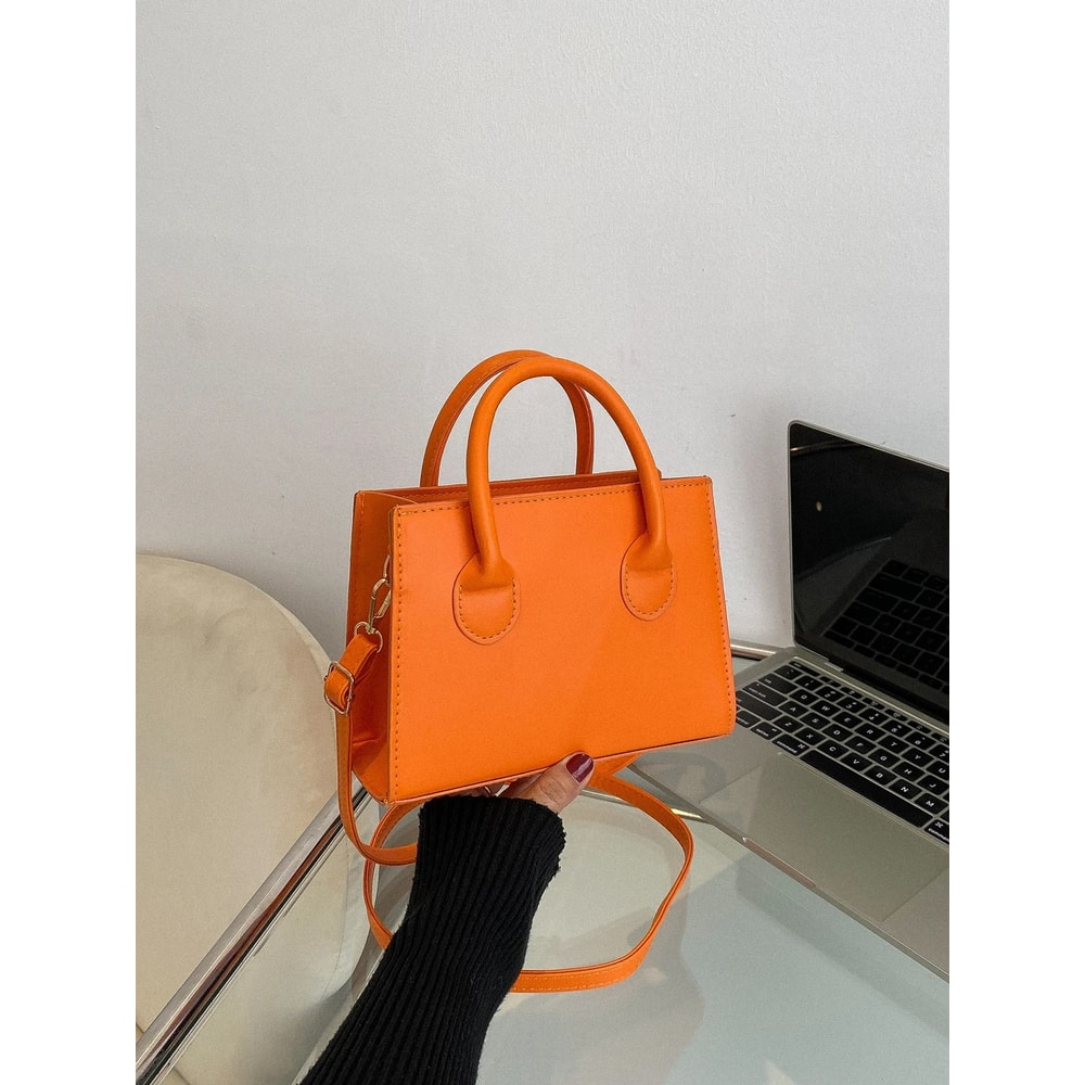 PU Leather Crossbody Tote Bag Elegant Handbag For Women With Large Capacity 8