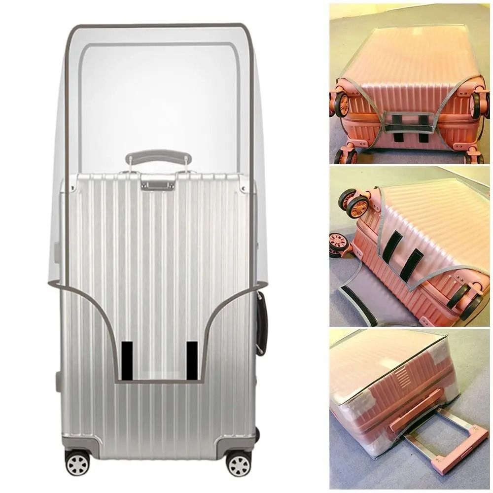 Transparent Travel Luggage Cover Waterproof Dustproof PVC Suitcase Protector 1