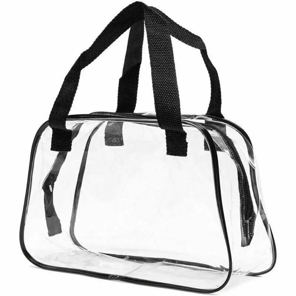 Clear Stadium Approved Tote Bag Transparent PVC Shoulder Bag For Travel Concerts And Events 1