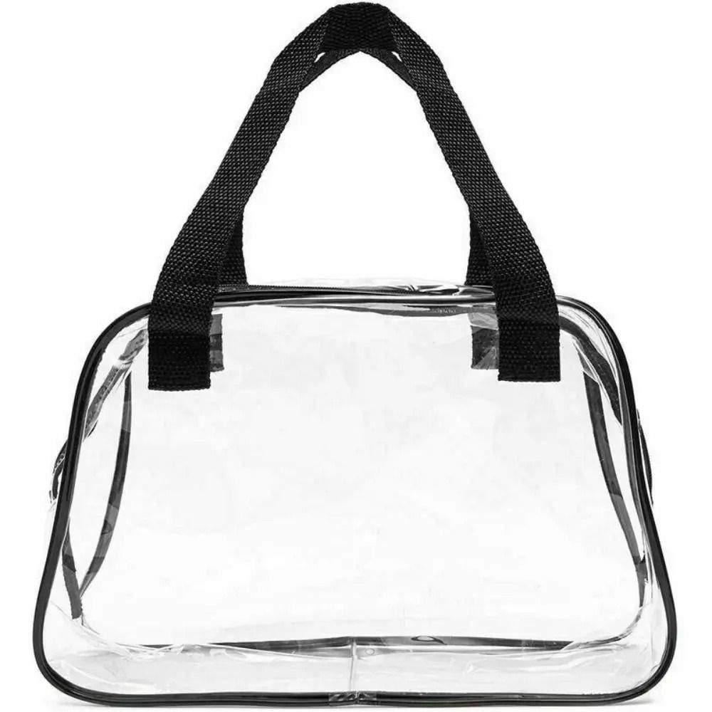 Clear Stadium Approved Tote Bag Transparent PVC Shoulder Bag For Travel Concerts And Events 6