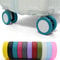 Silicone Luggage Wheel Covers Noise Reducing And Protective Travel Wheel Guards 0