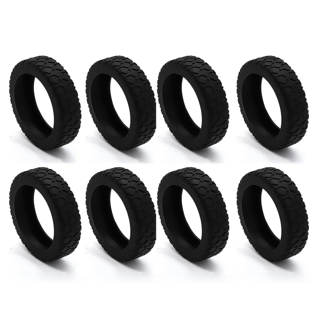Silicone Luggage Wheel Covers Noise Reducing And Protective Travel Wheel Guards 4