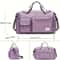 Large Capacity Carry On Travel Duffel Bag With Shoe Compartment Waterproof Weekender Bag For Women 3