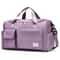 Large Capacity Carry On Travel Duffel Bag With Shoe Compartment Waterproof Weekender Bag For Women 7
