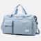 Large Capacity Carry On Travel Duffel Bag With Shoe Compartment Waterproof Weekender Bag For Women 10