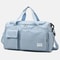Large Capacity Carry On Travel Duffel Bag With Shoe Compartment Waterproof Weekender Bag For Women 10