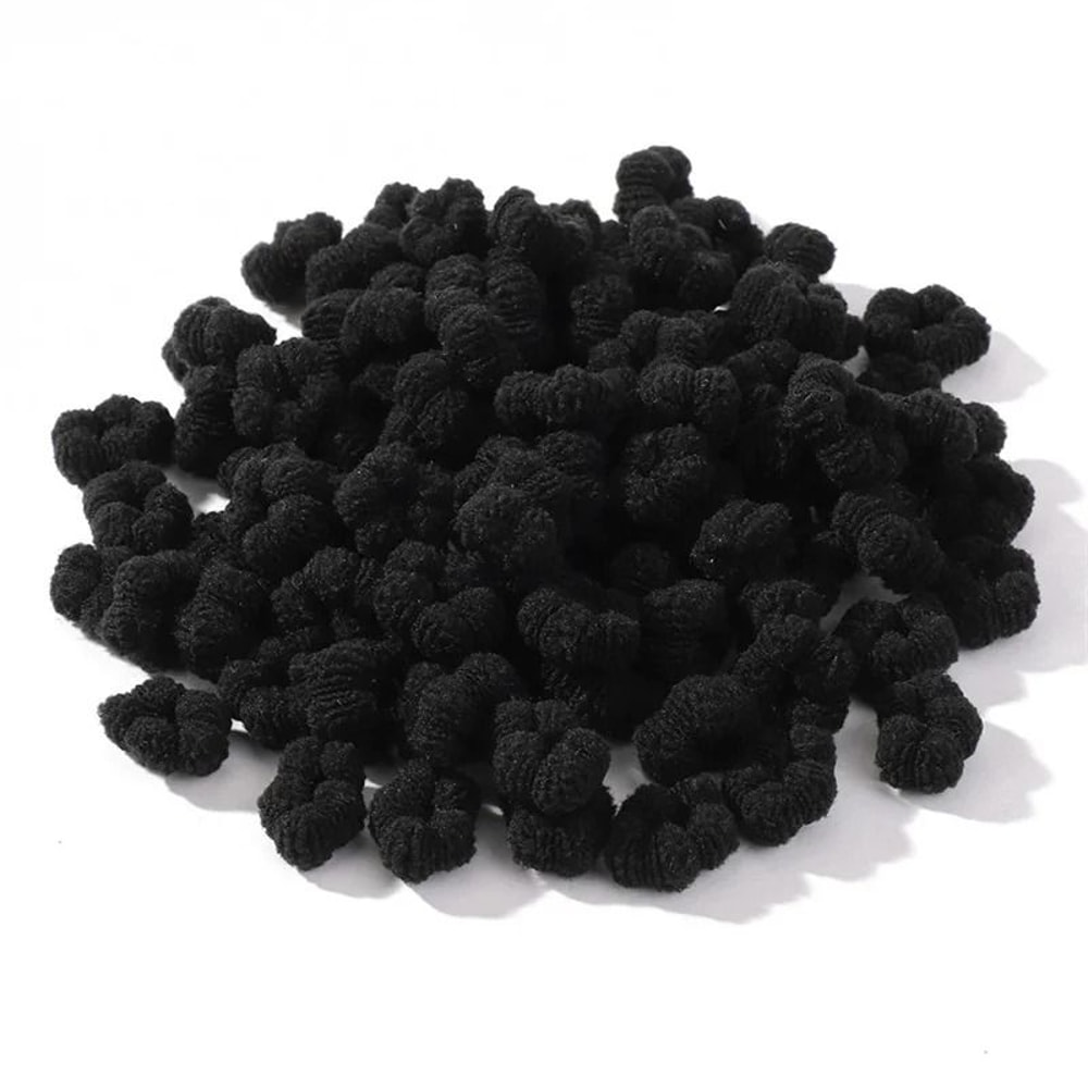 100Piece Colorful Elastic Hair Bands Set For Kids Soft Ponytail Holders And Small Scrunchies 9