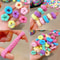 100Piece Colorful Elastic Hair Bands Set For Kids Soft Ponytail Holders And Small Scrunchies 2