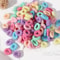 100Piece Colorful Elastic Hair Bands Set For Kids Soft Ponytail Holders And Small Scrunchies 8