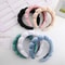 Velvet High Top Braided Hair Band Soft Padded Headband For Women 0