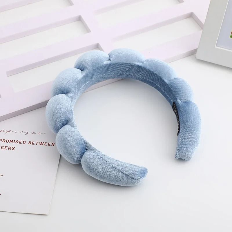 Velvet High Top Braided Hair Band Soft Padded Headband For Women 4