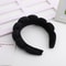 Velvet High Top Braided Hair Band Soft Padded Headband For Women 7