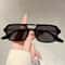 Trendy Square Grey Sunglasses For Women UV Protection Fashion Shades 1