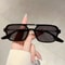 Trendy Square Grey Sunglasses For Women UV Protection Fashion Shades 1