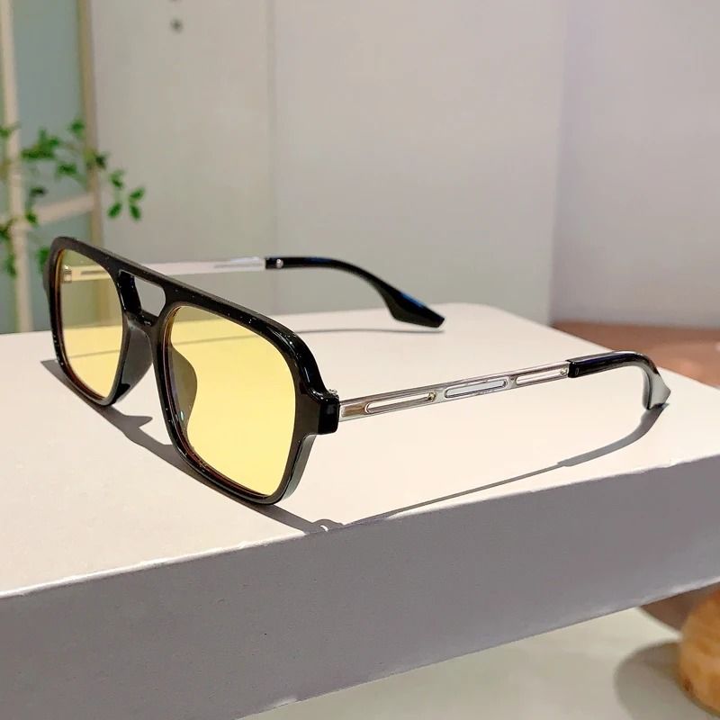 Trendy Square Grey Sunglasses For Women UV Protection Fashion Shades 9