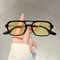 Trendy Square Grey Sunglasses For Women UV Protection Fashion Shades 2