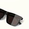 Men Simple Black Square Sunglasses Classic UV Protection Shades For Travel And Driving 1