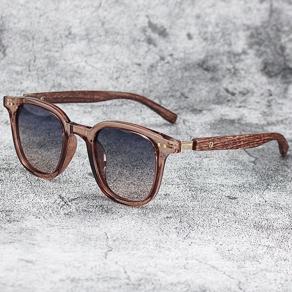 Vintage Wooden Frame Sunglasses Classic UV Protection Eyewear For Men And Women 3