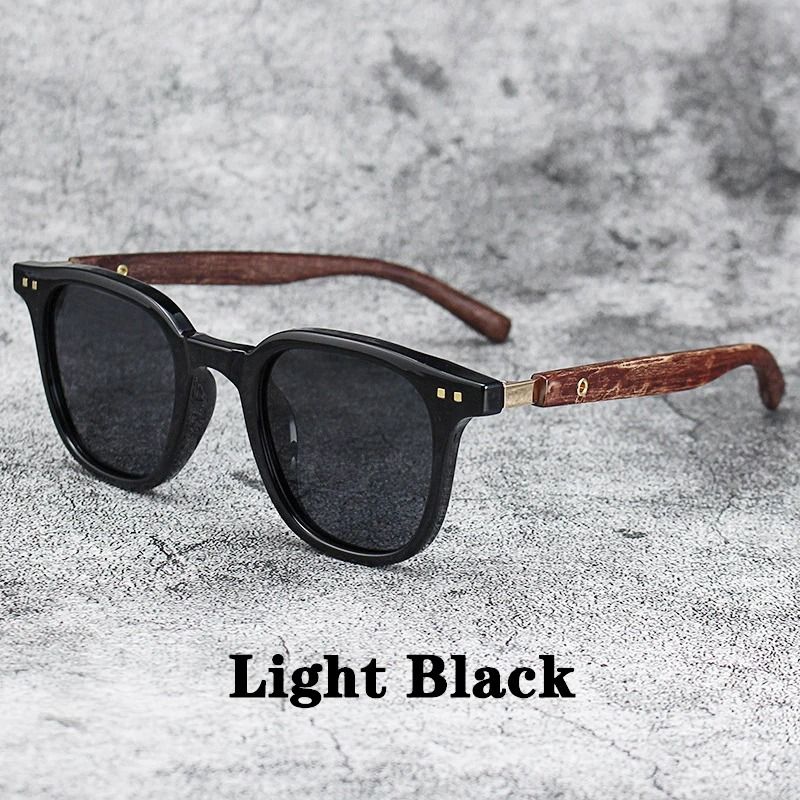 Vintage Wooden Frame Sunglasses Classic UV Protection Eyewear For Men And Women 7