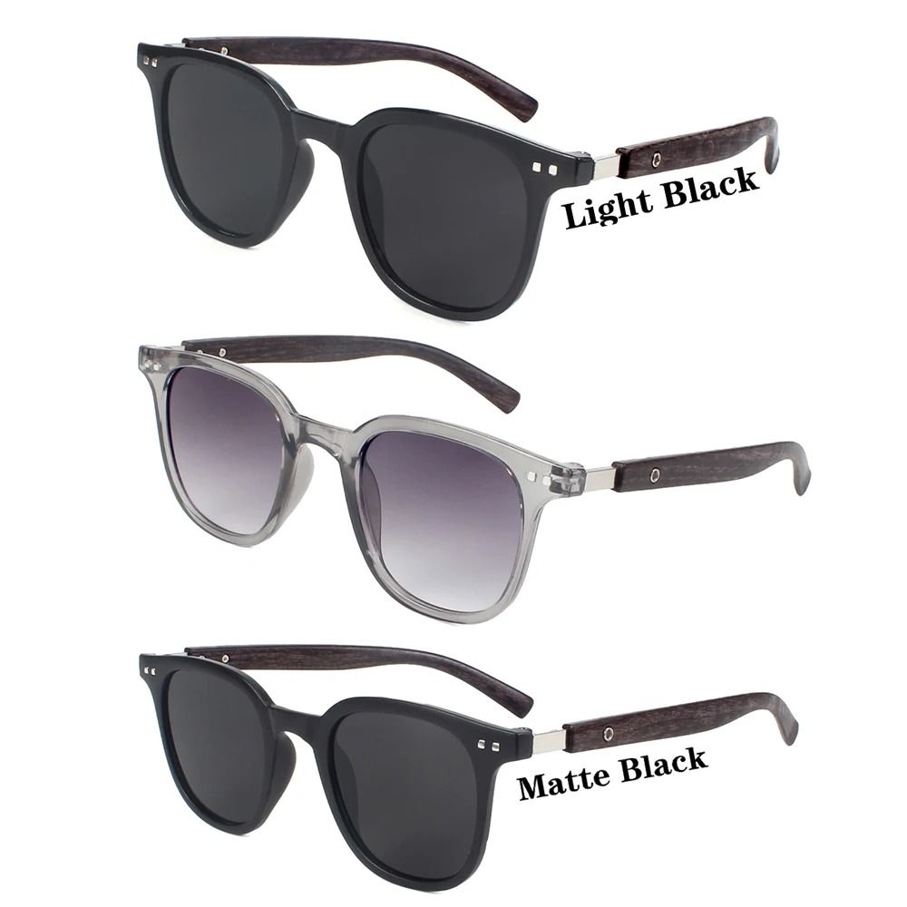 Vintage Wooden Frame Sunglasses Classic UV Protection Eyewear For Men And Women 11