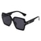 Fashion Square Frame Sunglasses Luxury Oversized UV Protection Eyewear For Women 8