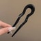 U Shaped Hair Fork Tortoiseshell Acrylic Hairpin For Elegant Everyday Styling 9