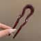 U Shaped Hair Fork Tortoiseshell Acrylic Hairpin For Elegant Everyday Styling 7