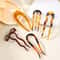 U Shaped Hair Fork Tortoiseshell Acrylic Hairpin For Elegant Everyday Styling 15