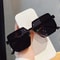 Big Frame Vintage Sunglasses For Men And Women Retro Square UV Protection Eyewear 6