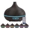 550ml Wood Grain USB Aroma Diffuser With Remote Control And LED Lights Essential Oil Air Humidifie 0