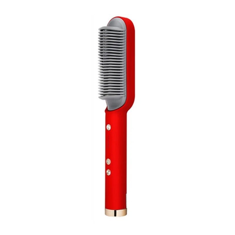 Electric Hair Straightener Brush Professional Ceramic FastHeating Hair Styler 7
