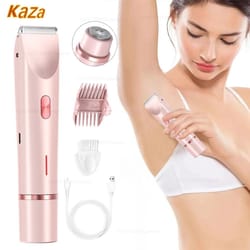 electric shaver for women dual head hair remover and trimmer for legs underarms and bikini line