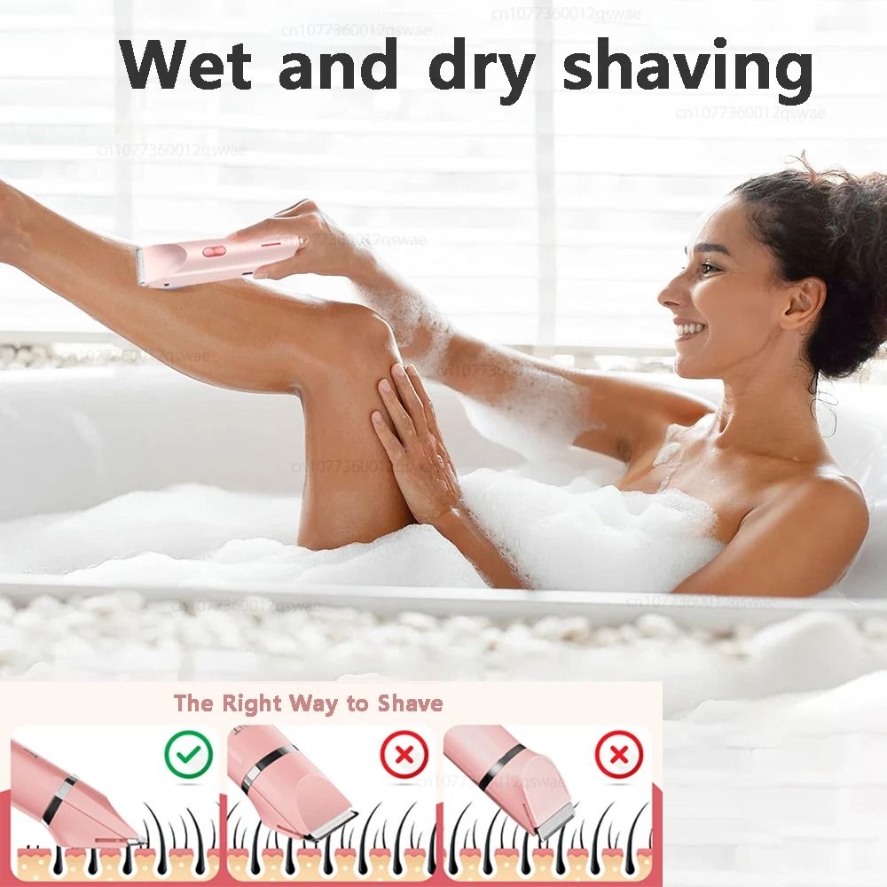 Electric Shaver For Women Dual Head Hair Remover And Trimmer For Legs Underarms And Bikini Line 4