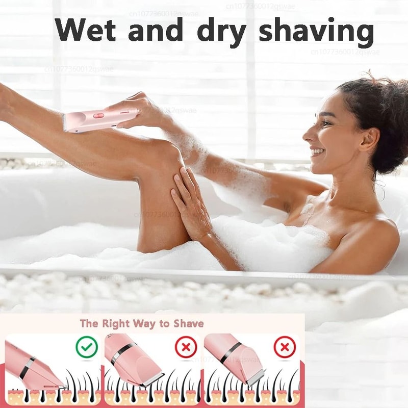 Electric Shaver For Women Dual Head Hair Remover And Trimmer For Legs Underarms And Bikini Line 4