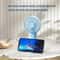 Mini USB Charging Handheld Fan With Mobile Phone Holder Portable 3in1 Desk And Travel Fan 2