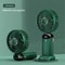 Handheld Mini Foldable Neck Hanging Fan With LED Display And Phone Stand 9