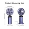 Handheld Mini Foldable Neck Hanging Fan With LED Display And Phone Stand 5