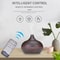 500ml Wood Grain Ultrasonic Aroma Diffuser With Remote Control And 7 LED Lights 3