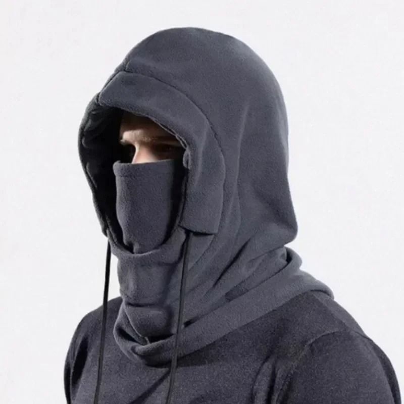 Winter Balaclava Hooded Scarf Warm Neck Gaiter With Hood 2