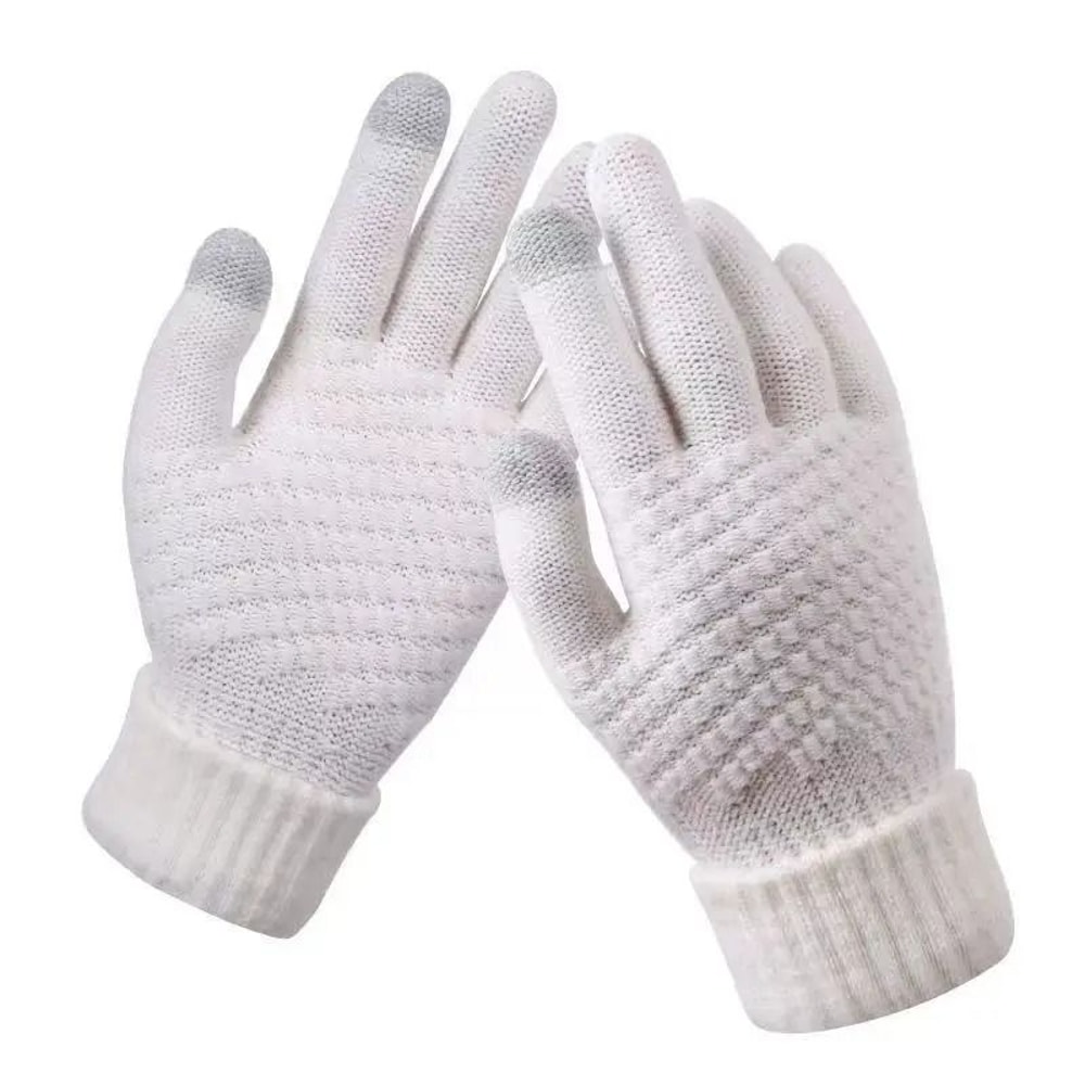 Warm Winter Touch Screen Gloves Unisex Knit Mittens For Cold Weather 9