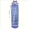800ml Sports Water Bottle LeakProof Motivational Drinking Cup With Time Marker 9